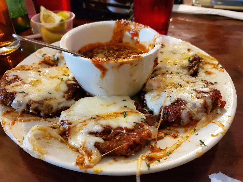 Eggplant Parmesan Medallions